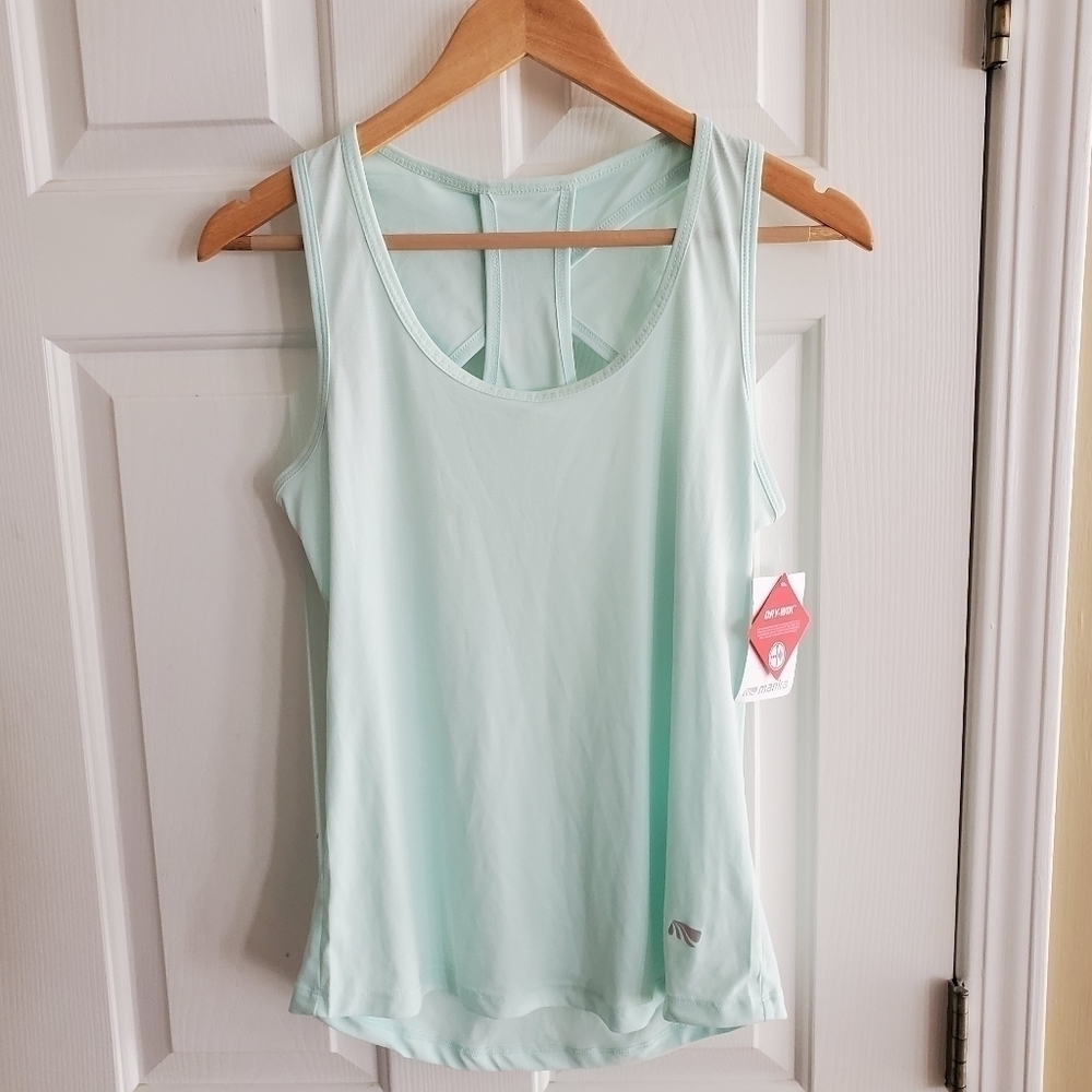 Marika Tank in Fair Aqua size Small